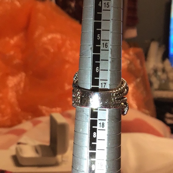 COLORED STONES ESPO RING IN 925 STERLING SILVER - Picture 9 of 9